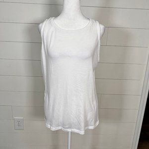 Victoria's Secret VSX Sport White Tank Top Size M